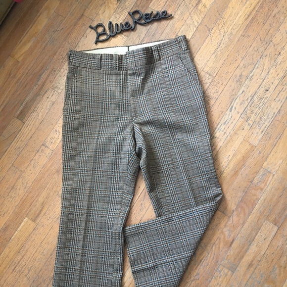 old man plaid pants